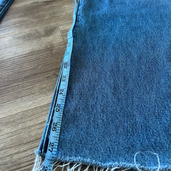 NWT Frame Le Jane Crop Raw Fray Hem Straight Jeans - Picture 12 of 15